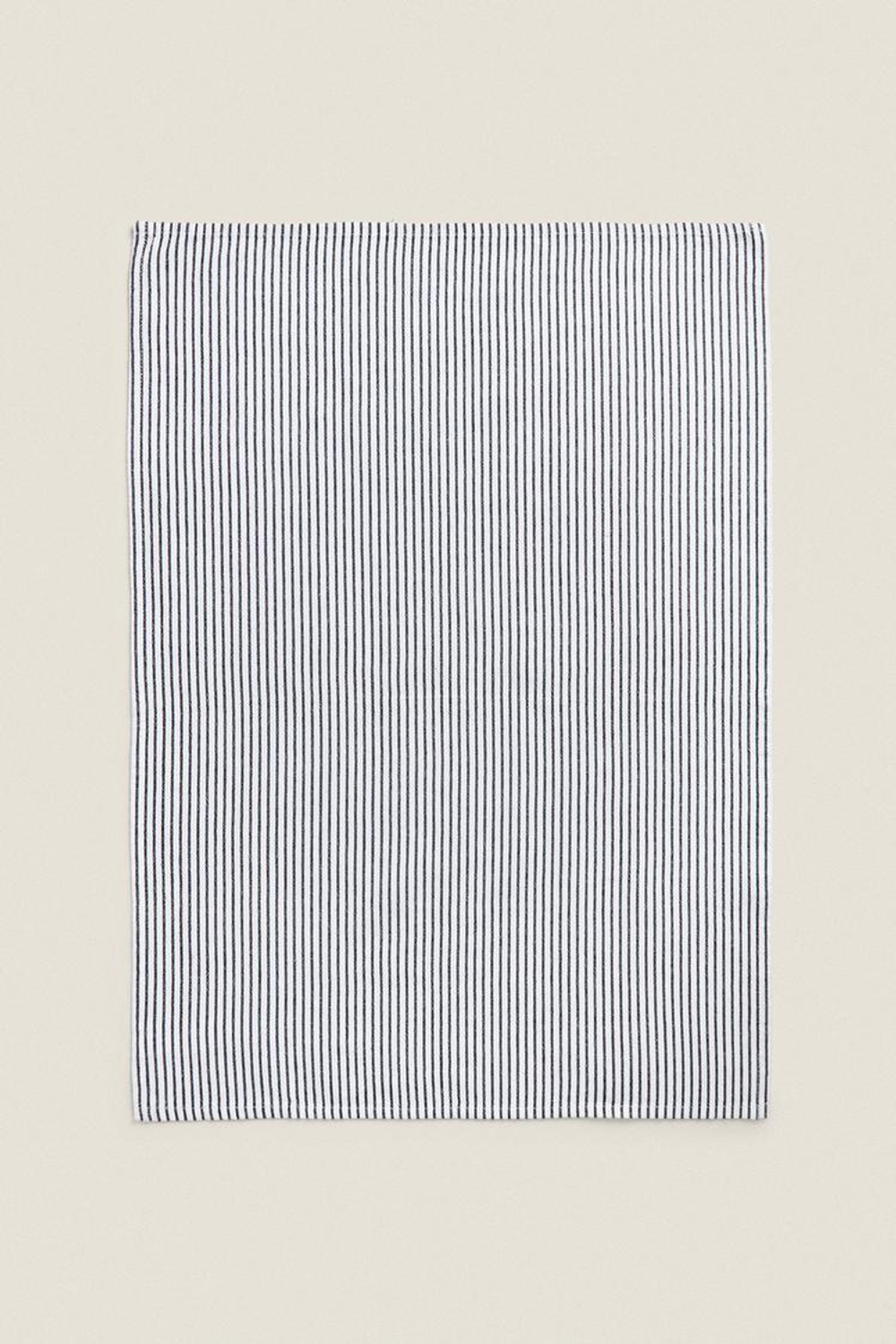 ZARA HOME ПОЛОСАТОЕ ПОЛОТЕНЦЕ 2ШТ, СЕРЫЙ