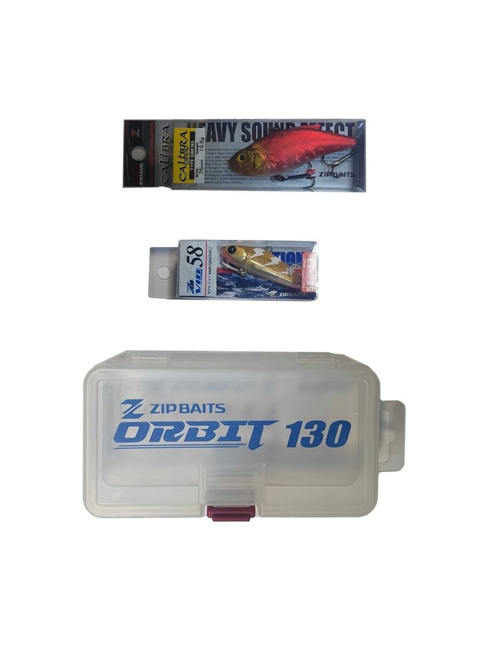 Рыболовный набор ZipBaits 2 воблера в коробке
