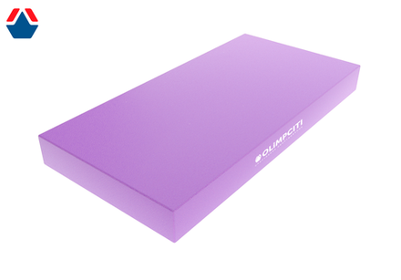 Мат спортивный 1000х500х60 мм (вин.кожа) СИРЕНЕВЫЙ