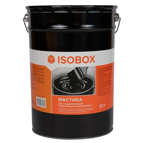 Мастика гидроизоляционная для фундамента Изобокс 22 кг