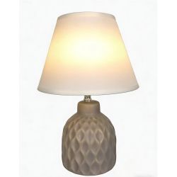 Настольная лампа Rivoli   7550-502 1 х Е14 40 Вт керамика бежевая с абажуром
