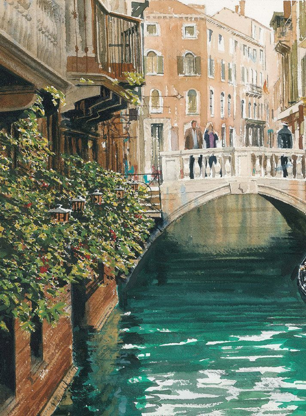 Нарисуй Венецию акварелью по схемам. Ты – художник!