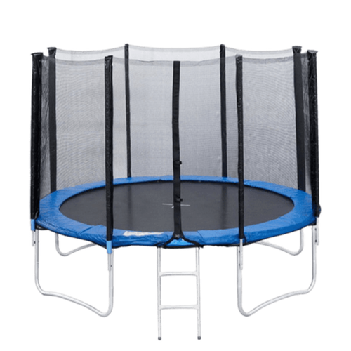 Батут для дачи с сеткой, диаметр 12 фт