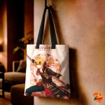 Сумка шоппер с принтом Genshin Impact