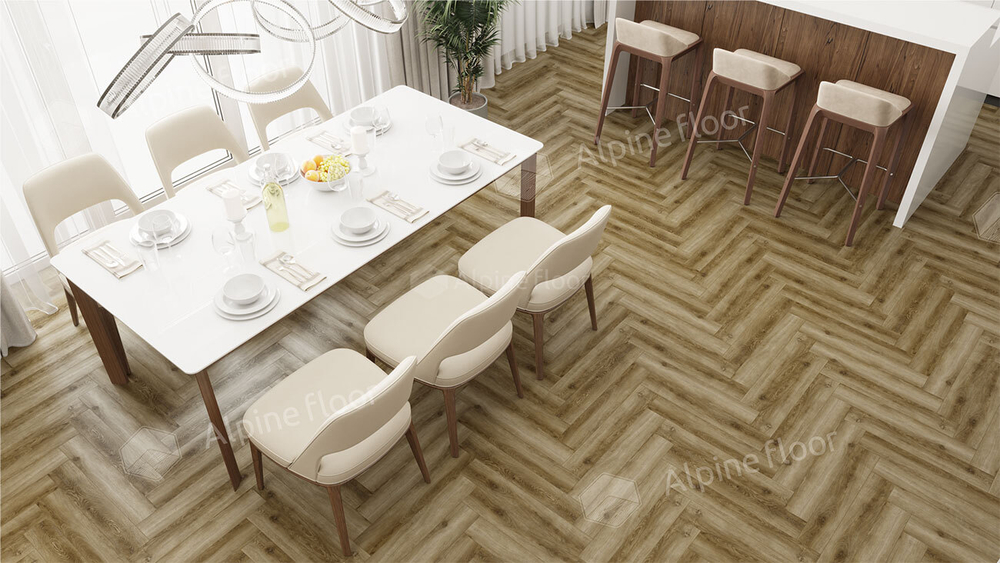 Ламинат Alpine Floor Herringbone 12 Pro LF106-09 Марсель