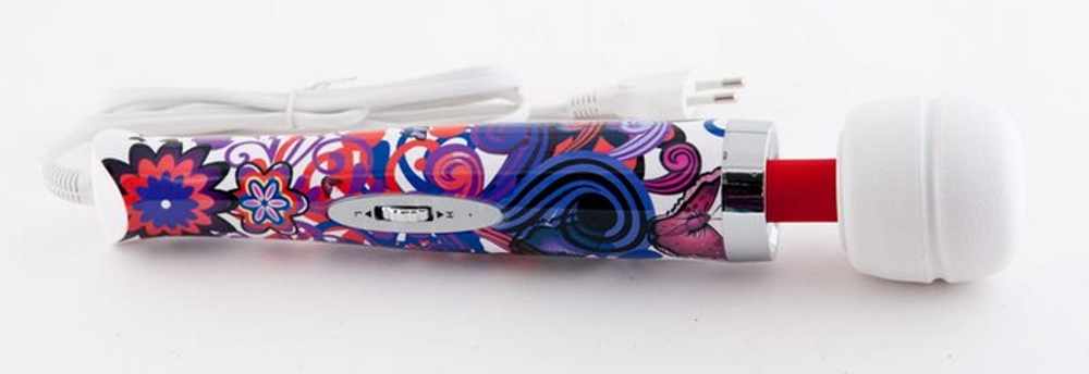 Вибромассажер Enchanted Flower с цветочным принтом