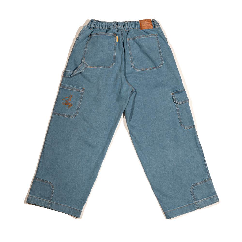 Штаны Larry Pants Denim Wide Fit (blue)