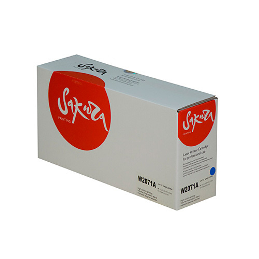 W2071A (117A) Sakura картридж для HP, голубой, 700 к.