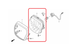 33120-KZV-T01. Headlight Unit. Honda Super Cub