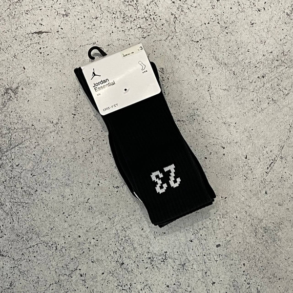 Носки Jordan 23 Essential 3 Pack black