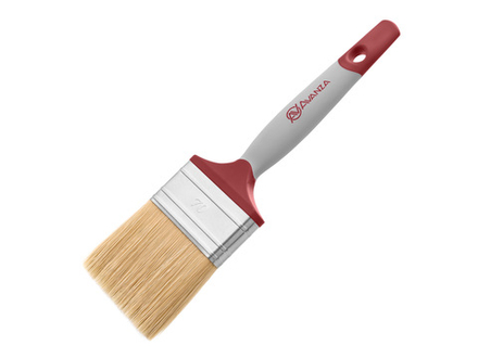 Кисть малярная Avanza, для красок и лаков на водной основе, 70х14 мм