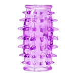 Насадка на фаллос открытая с шипами цвет фиолетовый (Цвет: фиолетовый)