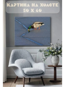 Картина на стену 40 X 50 Селезень