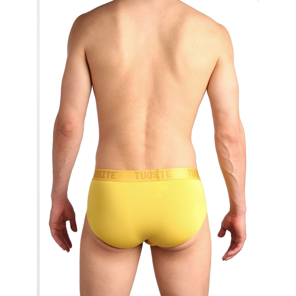 Однотонные трусы-слипы из тонкой вискозы (Размер: M) (Цвет: изумрудный)