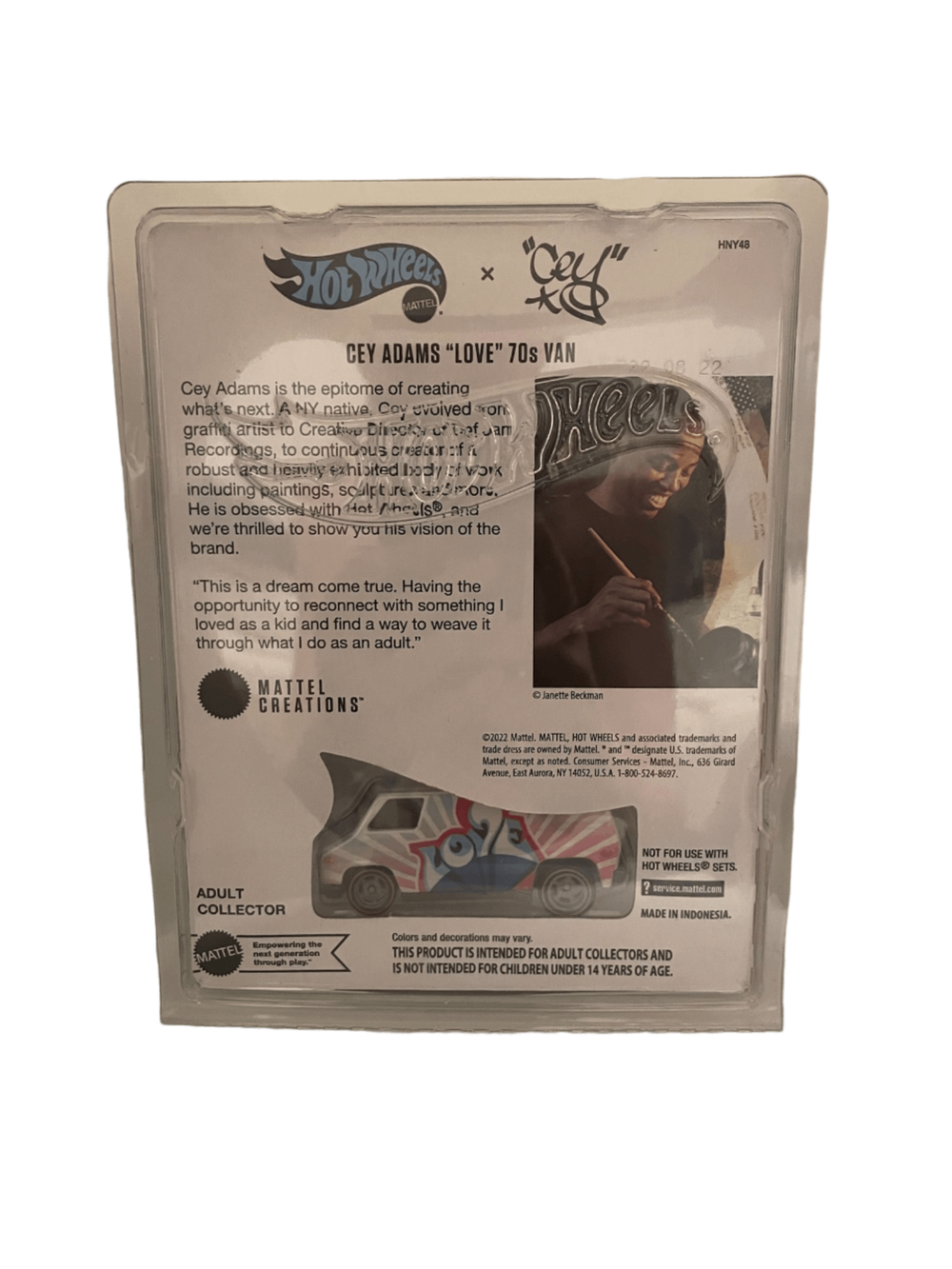 Hot Wheels RLC Gey Adams "Love" 70s van