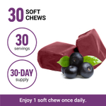 Force Factor, Fundamentals, асаи, 30 жевательных таблеток (500 мг в 1 жевательной таблетке)