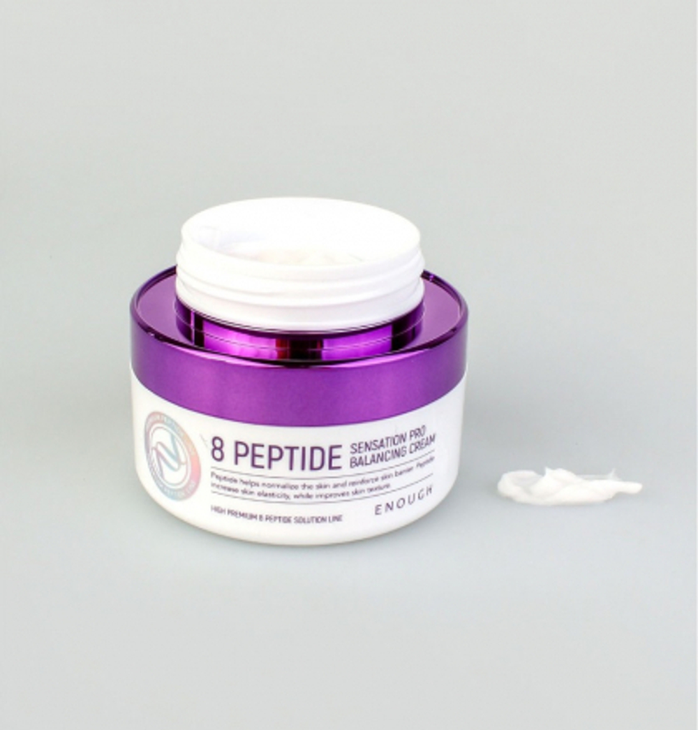 Восстанавливающий крем с пептидами Enough Premium 8 Peptide Sensation Pro Balancing Cream