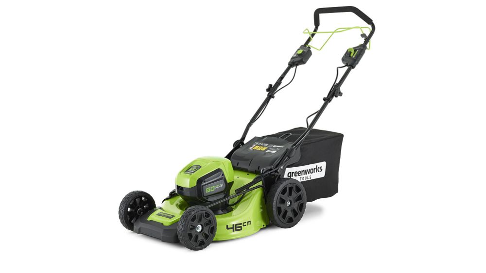 Аккумуляторная самоходная газонокосилка Greenworks GD60LM46SP, 2502907.60v, 46 см, без АКБ и ЗУ