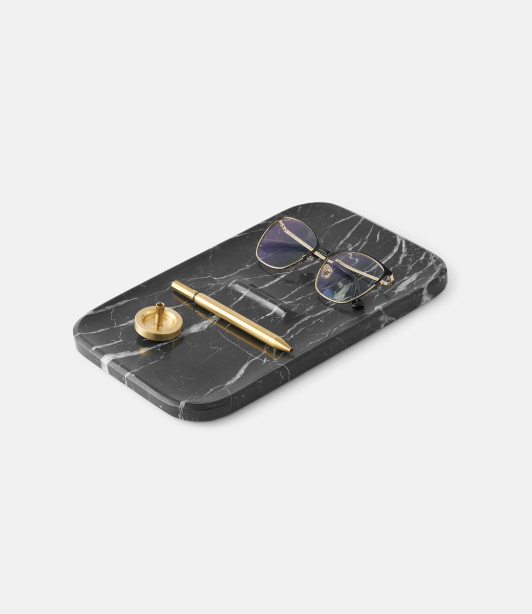 Craighill Marble Nocturn Catch Black — лоток для мелочей из мрамора