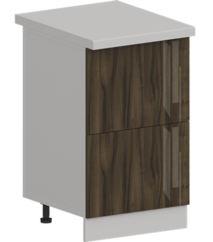 Кухня Модуль ШН2Я 500 Ликата / Орех Миланский