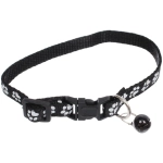 Ошейник с колокольчиком 1*19-32см «Zoo City-Лапки» микс цветов (минивложение 12шт)✦