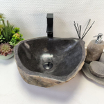 Раковина из речного камня RS-63852 (43*39*15) 0121