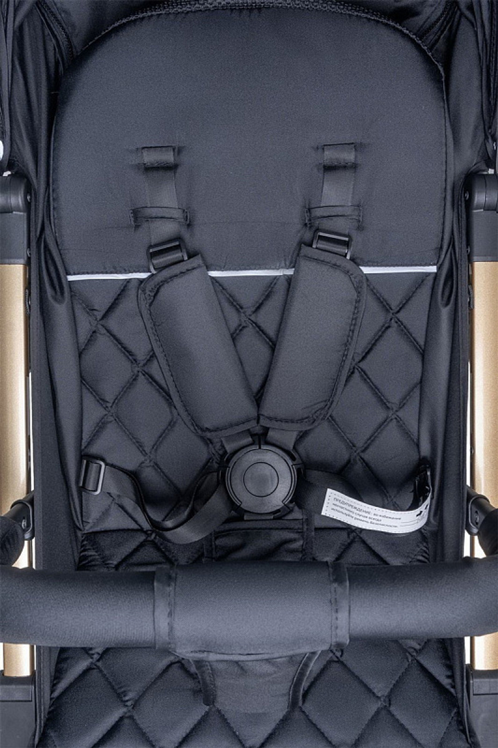 Kоляска детская прогулочная Farfello Comfy Go Comfort (Rose Gold Black/Чёрное Золото CG-401)