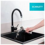 Блендер погружной SCARLETT SC-HB42F40, 2200 Вт, 9 скоростей, 3 насадки, стакан, черный