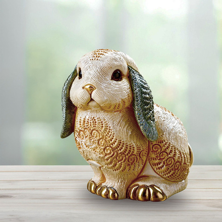 De Rosa Rinconada Статуэтка керамическая Вислоухий Кролик