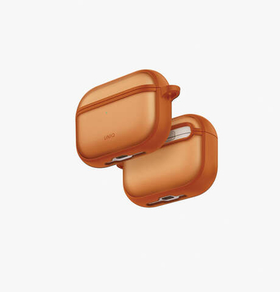 Uniq для Airpods Pro 3 чехол Veren Shockproof with carabin Sunset Ember