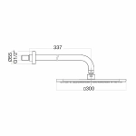 Верхний душ Webert SHOWER SET AC0842740 белый матовый