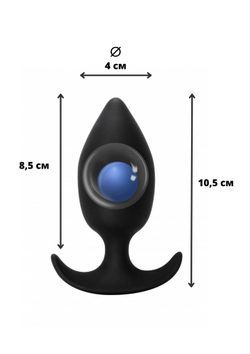 Lola games Spice it up Insatiable Black - Пробка со смещенным центром тяжести