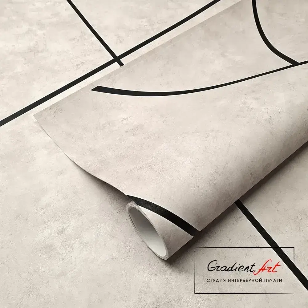 Фотообои лофт бетон геометрия "Геометрия" 420см x 270см флизелин премиум моющиеся, GradientArt GMB420270BE
