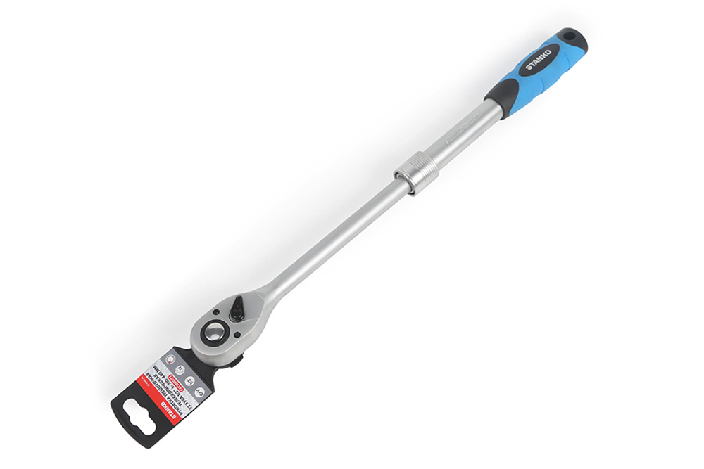 Рукоятка трещоточная телескопическая 72 зуба 1/2" CST126072T