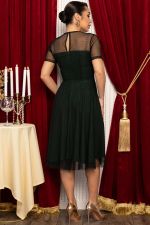 Платье Эйрена (черно-зеленое) П14720-6М LT Collection