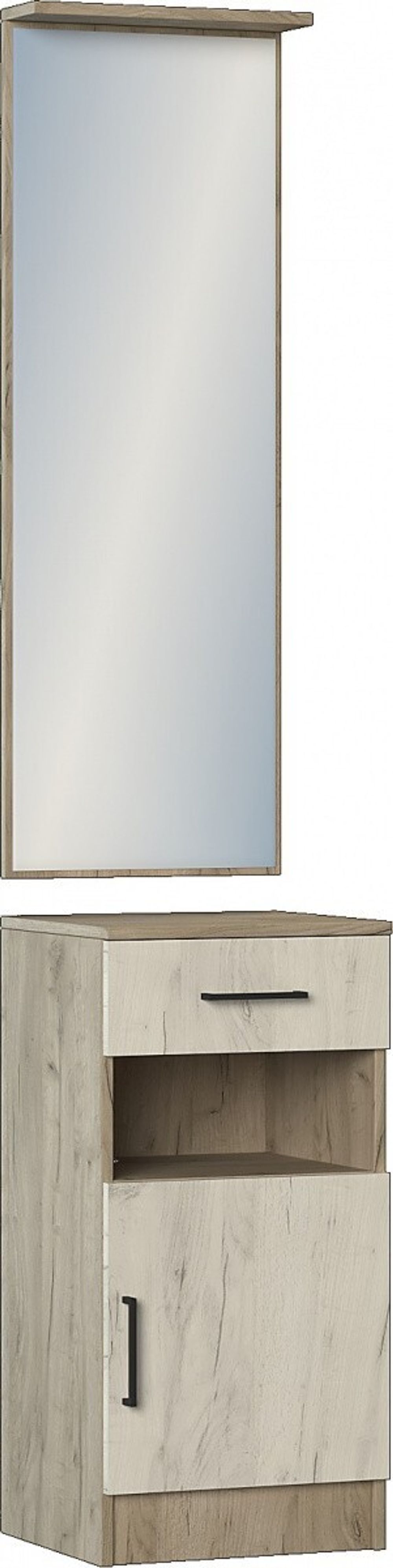 Машенька Прихожая зеркало с тумбой