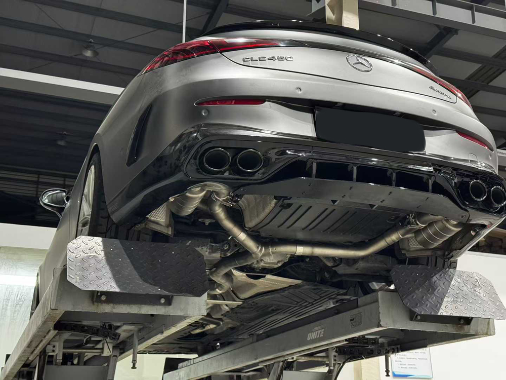 Выхлопная система с диффузором заднего бампера для Mercedes-Benz CLE C236 CLE53 AMG 2023+ Мерседес Диффузор выхлопные насадки