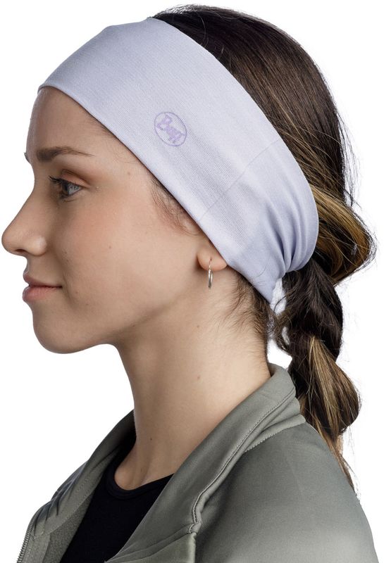 Повязка на голову спортивная Buff Headband CoolNet Solid Lilac Фото 2