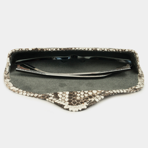 Футляр для очков Vision из кожи питона, цвета натур