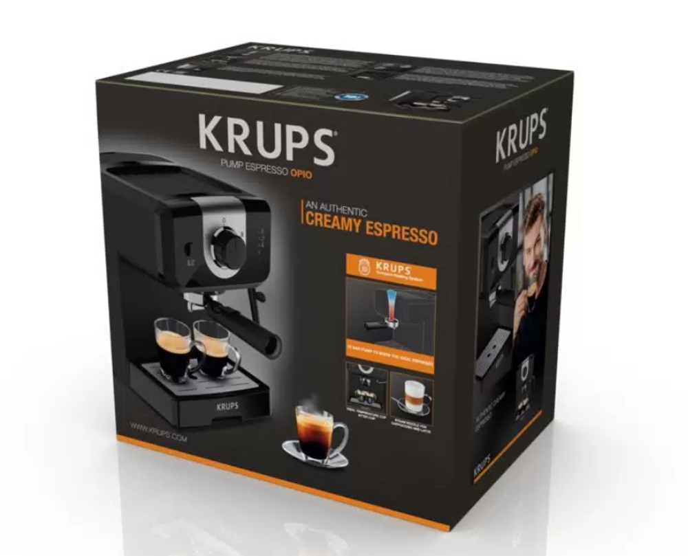Кофеварка рожковая Krups Opio XP320830 (h)x
