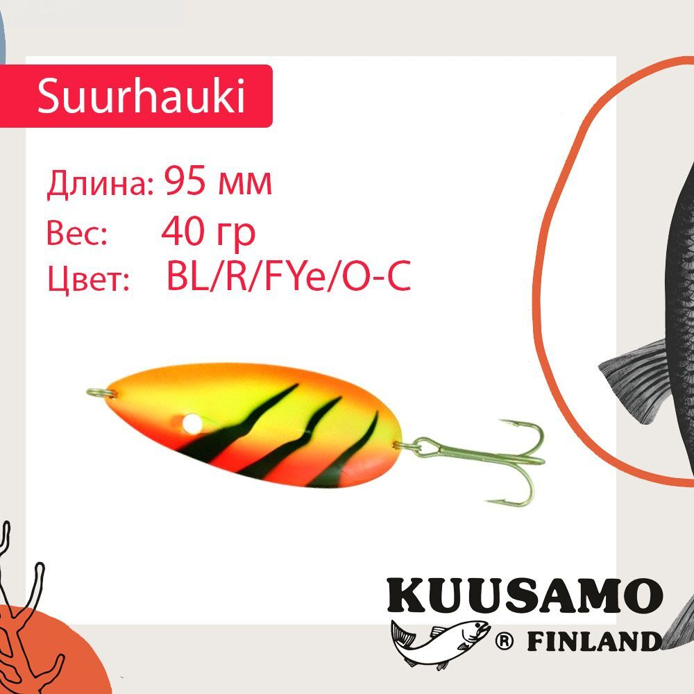 Блесна для рыбалки Kuusamo Suurhauki
