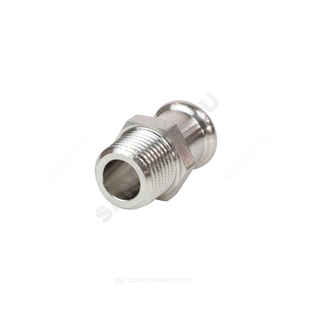 Муфта сталь нерж AISI 316L Дн 15х1/2" Ру16 пресс/НР Inoxpres RM 187102015