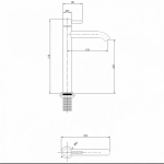 Смеситель для раковины ABBER Wasser Kreis AF8111RG розовое золото