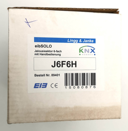 Модуль управления жалюзи KNX, LINGG-JANKE J6F6H 89401