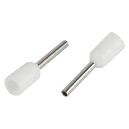 Наконечник-гильза ЭРА NO-225-01 НШвИ 0,5-8 с изолированным фланцем (упаковка 10 шт.)