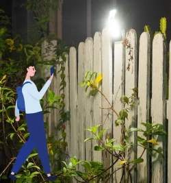 Светильник 48 св., холодный, с USB и датчиком