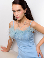 Колье "Rainbow Moon Cascade" Silver