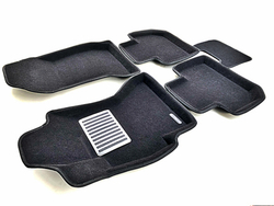 Коврики салона для SUBARU Forester (2012-2018) Euromat 3D Lux черные. Арт. EM3D-004709