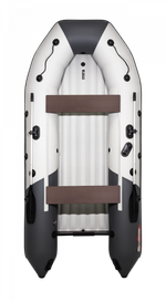 Таймень NX 3600 НДНД Бронированная светло серый-графит (лодка ПВХ)