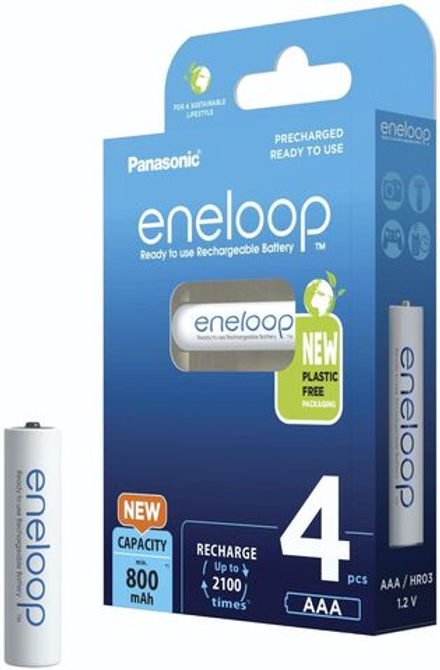 Аккумулятор Panasonic Eneloop BK-4MCDE/4BE 800 mAh 4шт AAA